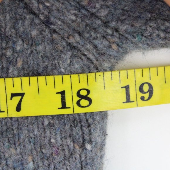 Vintage Columba Reid Cardigan Sweater Kids Knit Wool Gray Size Medium M - Picture 7 of 8